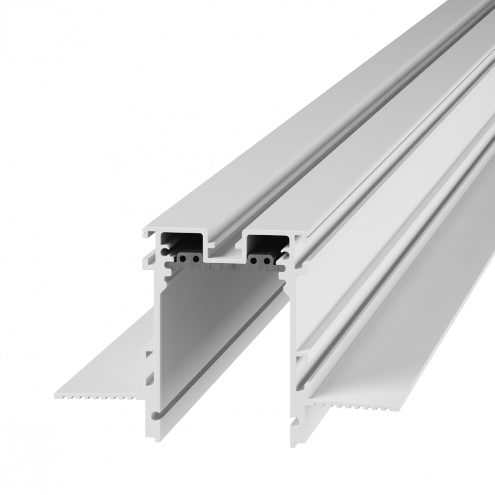 Шинопровод низковольтный SWG PRO SY SY-С-SL-601201-RC-2-WH 2м RU PCB Серебро Муар фото 1 — Multielectrika