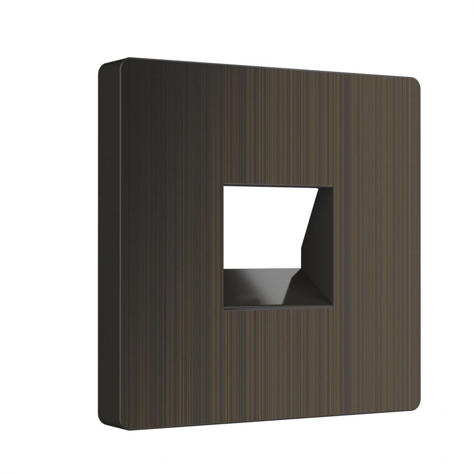 Накладка для RJ45 и RJ11  (бронзовый) WL12-RJ-CP фото 1 — Multielectrika