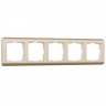Рамка из поликарбоната на 5 постов Stream шампань W0052111