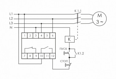 Реле контроля наличия, асимметрии фаз CZF-312 — Multielectrika