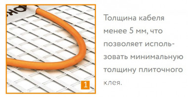 Нагревательный мат Теплолюкс Tropix МНН 400 Вт (2,5 кв.м) 100035712900 — Multielectrika