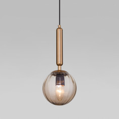 Подвесной светильник с плафоном 50208/1 янтарный &mdash; Multielectrika