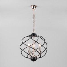 Подвесная люстра в стиле лофт 60105/3 черный &mdash; Multielectrika