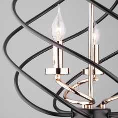 Подвесная люстра в стиле лофт 60105/3 черный &mdash; Multielectrika