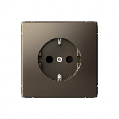 Розетка силовая Systeme Electric ArtGallery со шторками, 16А, мокко &mdash; Multielectrika