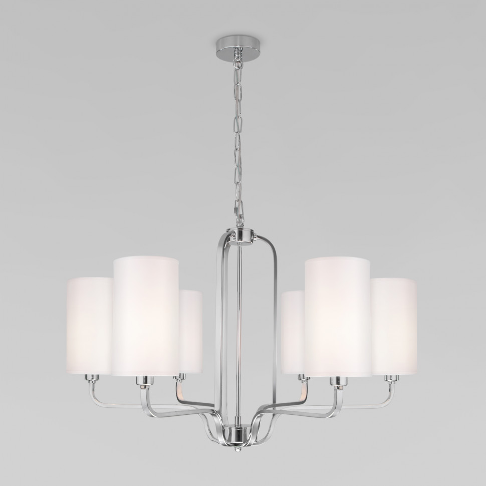 Классическая подвесная люстра 60128/6 хром фото 1 — Multielectrika