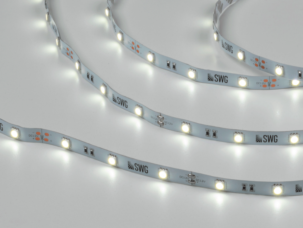 Лента светодиодная 7,2 Вт/м SMD5050, 12В, IP20, Холодный, 3М фото 1 — Multielectrika