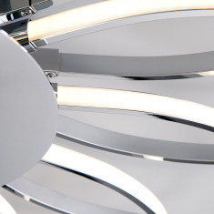 Потолочная люстра с пультом 90105/13 хром &mdash; Multielectrika