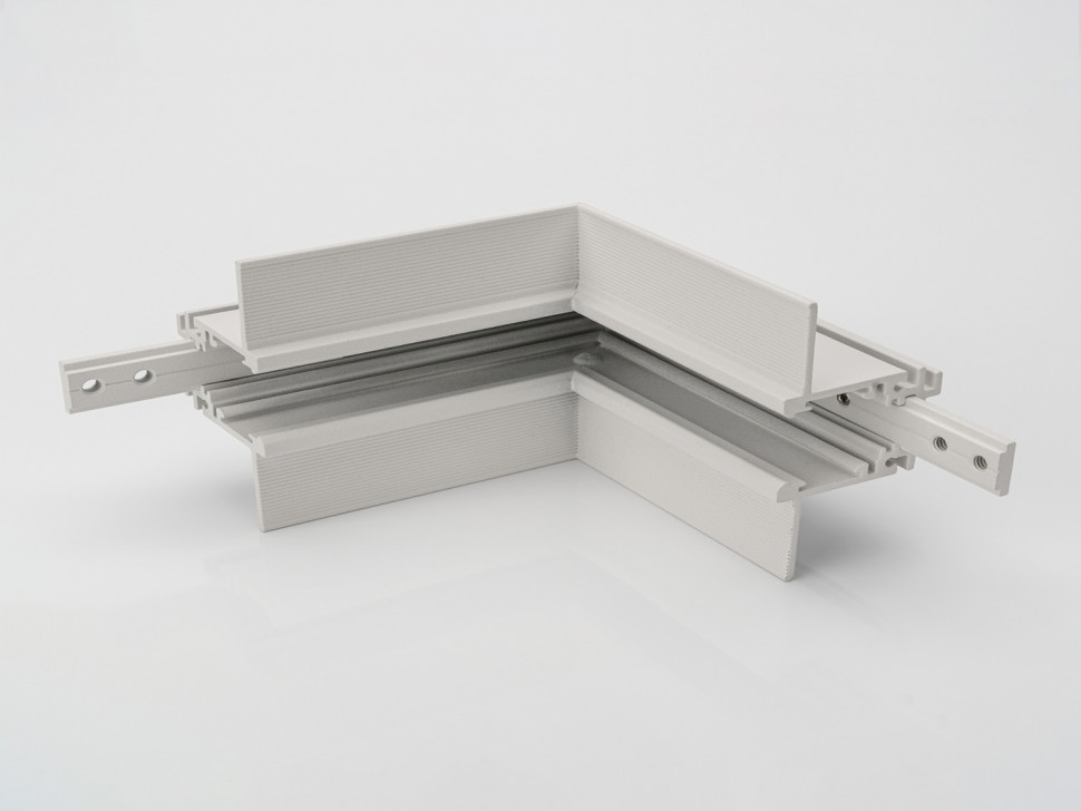 SY-LINK-INT-T2-WH, коннектор угловой внутр.для встраиваемого глубокого шинопровода под шпаклевку, б фото 1 — Multielectrika