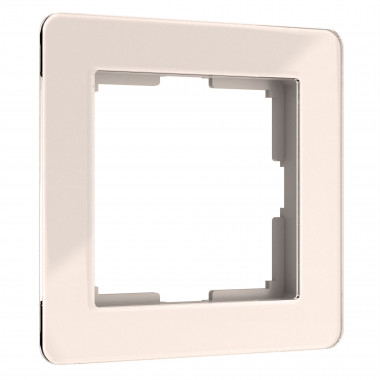 Рамка из акрила на 1 пост Acrylic айвори W0012743 &mdash; Multielectrika