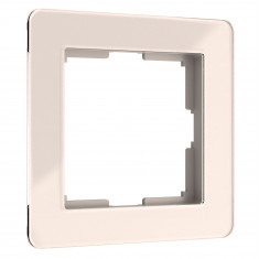 Рамка из акрила на 1 пост Acrylic айвори W0012743 &mdash; Multielectrika