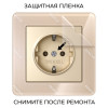 Рамка из акрила на 1 пост Acrylic айвори W0012743 фото 2 &mdash; Multielectrika