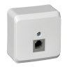 Розетка телефонная RJ 11 Белая Schneider Electric Этюд TELA-001B