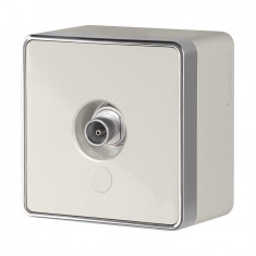 ТВ-розетка оконечная  Gallant (слоновая кость) WL15-21-01 &mdash; Multielectrika