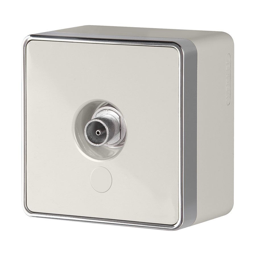 ТВ-розетка оконечная  Gallant (слоновая кость) WL15-21-01 фото 1 — Multielectrika