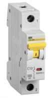 Автоматический выключатель ВА 47-60M 1Р 10А 6 кА характеристика С MVA31-1-010-C фото 2 — Multielectrika