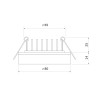 Точечный светодиодный светильник DSKR80 5W 4200K фото 46 &mdash; Multielectrika