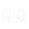 Настенный светодиодный светильник Tera LED серебро Tera LED серебро (MRL LED 1014) фото 25 &mdash; Multielectrika