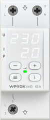 Реле напряжения c контролем тока Welrok VI-63 4660251140274 фото 1 — Multielectrika
