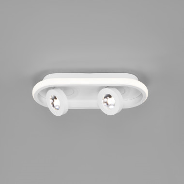 Потолочный светодиодный светильник в стиле лофт 20123/2 LED белый — Multielectrika