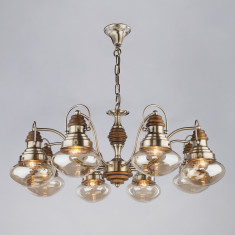 Умный подвесной светильник 366/8 античная бронза &mdash; Multielectrika