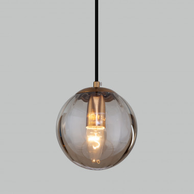 Подвесной светильник со стеклянным плафоном 50207/1 янтарный — Multielectrika