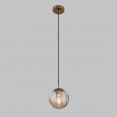 Подвесной светильник со стеклянным плафоном 50207/1 янтарный &mdash; Multielectrika