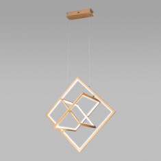 Подвесной светодиодный светильник в стиле минимализм 90224/3 золотой &mdash; Multielectrika