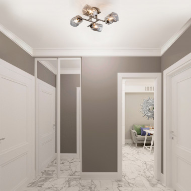 Потолочная люстра со стеклянными плафонами 30165/4 черный жемчуг — Multielectrika