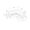 Slim Magnetic Коннектор угловой для встраиваемого шинопровода под ГКЛ 9,5мм черный 85214/00 85214/00 фото 19 &mdash; Multielectrika