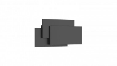 GW-6809-12-BL-WW, настенный светильник  Черный 12Вт 3000К IP20 — Multielectrika