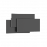 GW-6809-12-BL-WW, настенный светильник  Черный 12Вт 3000К IP20