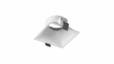 Корпус светильника встраиваемый, серия COMBO 3, квадратный, белый, COMBO-34-WH &mdash; Multielectrika