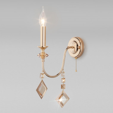 Бра с хрусталем 10120/1 золото — Multielectrika