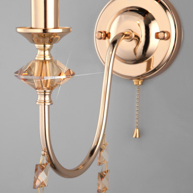 Бра с хрусталем 10120/1 золото — Multielectrika