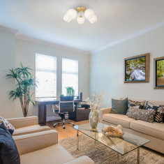 Потолочный светильник со стеклянными плафонами 30138/5 золото &mdash; Multielectrika