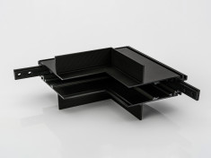 SY-LINK-INT-T1-BL, коннектор угловой внутр.для встраиваемого глубокого шинопровода под гипс,черный &mdash; Multielectrika