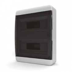 Щит распределительный навесной Tekfor C IP41 на 24 модуля с прозрачной дверцей &mdash; Multielectrika