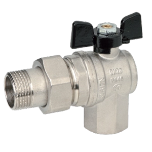 594 серия, Кран американка угловой Bugatti 1" (бабочка) &mdash; Multielectrika