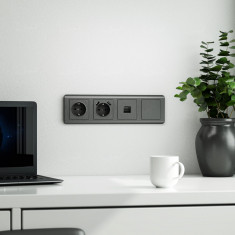 Заглушка (графит рифленый) W1159204 &mdash; Multielectrika