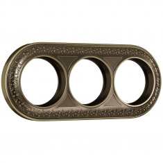 Рамка на 3 поста (бронза) WL70-frame-03 &mdash; Multielectrika