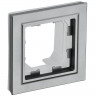 Рамка на 1 пост IP44 IEK Brite РУ-1-БрС-44 сталь