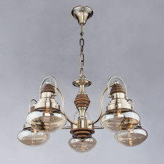 Умный подвесной светильник 366/5 античная бронза &mdash; Multielectrika