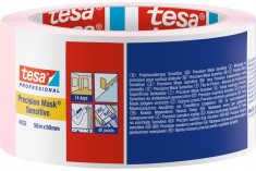 Малярная лента Tesa для деликатных поверхностей, 30 мм х 50 м розовая &mdash; Multielectrika