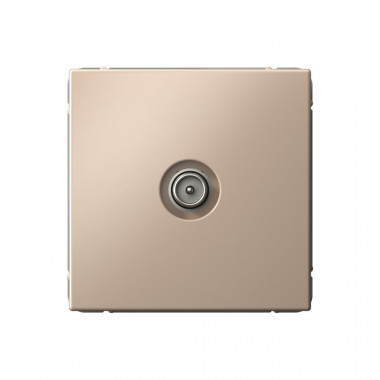 Розетка TV Systeme Electric ArtGallery оконечная 1DB, песочный — Multielectrika