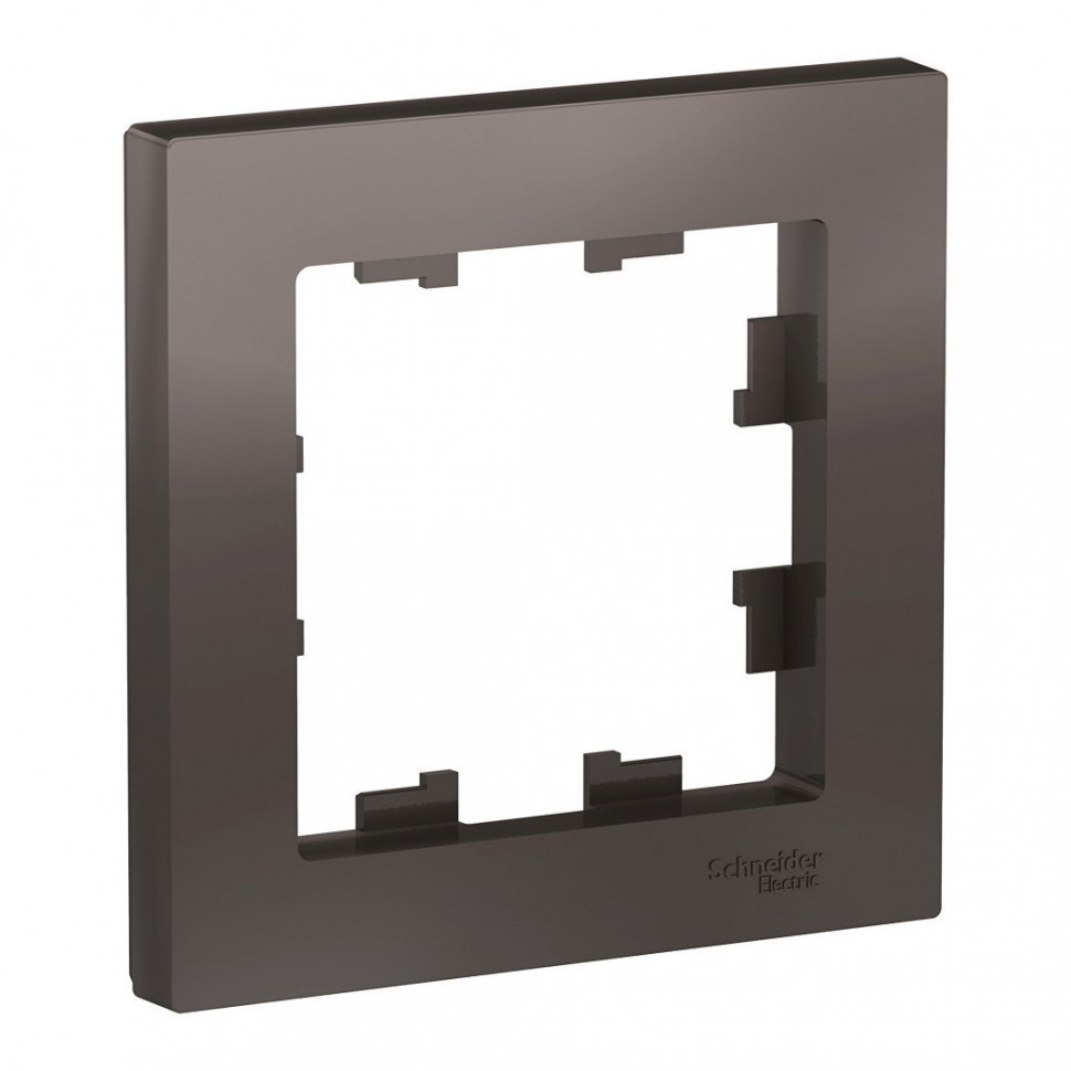Рамка Schneider Electric Atlas Design на 1 пост, мокко фото 1 — Multielectrika