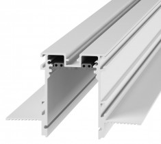 Трек SY низковольтный встраиваемый, белый SY-С-SL-601201-RC-2-WH, 2м RU PCB Серебро Муар &mdash; Multielectrika