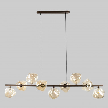 Подвесной светильник со стеклянными плафонами 11037 Lava Brown — Multielectrika