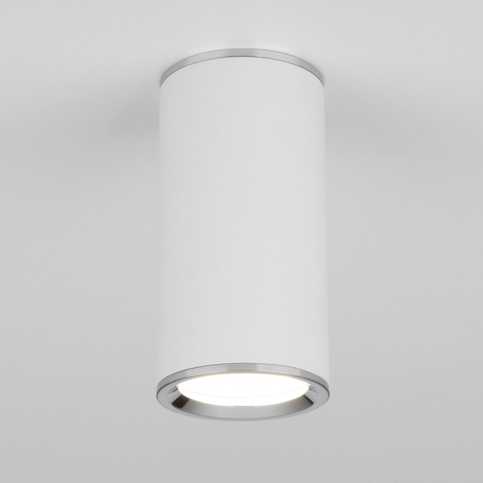 Накладной потолочный светодиодный светильник DLN101 GU10 WH белый фото 1 — Multielectrika