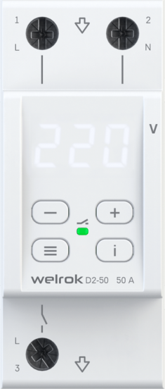 Реле напряжения Welrok D2-50 4660251140052 &mdash; Multielectrika